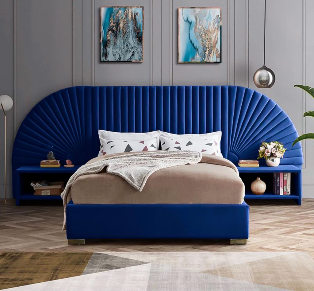 VelvetZen Bed Frame with 54