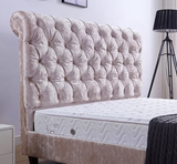 PlushDream Bed Frame with 54" Tall Headboard