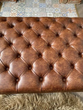 Luxora Premium Quality High Performance Faux Leather Footstool