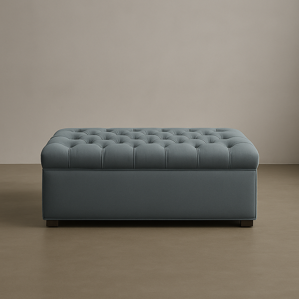 Dreamland Handmade Luxury Deep Buttoned Footstool Coffee Table