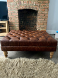 Luxora Premium Quality High Performance Faux Leather Footstool