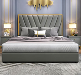 LuxeSupport Bed with 54" Headboard